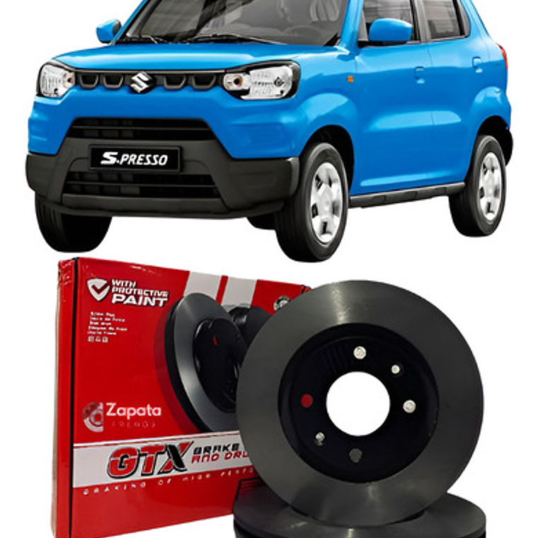 Discos Freno Delanteros Gtx Suzuki S-presso 2020+ 1
