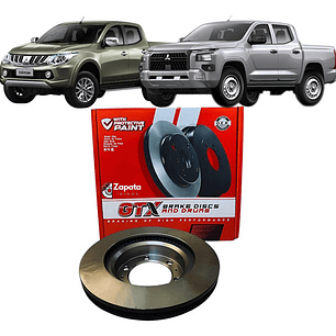 Discos De Freno Delanteros Gtx Mitsubishi L200 2006 -
