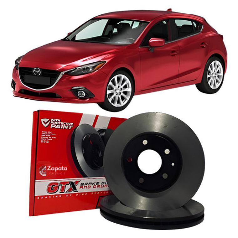 Discos De Freno Delanteros Mazda 3 2014 A 2019 1