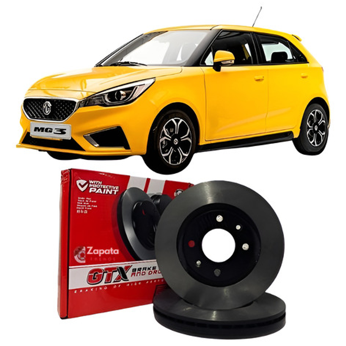 Discos De Freno Delanteros Gtx Para Mg3 1.5 1