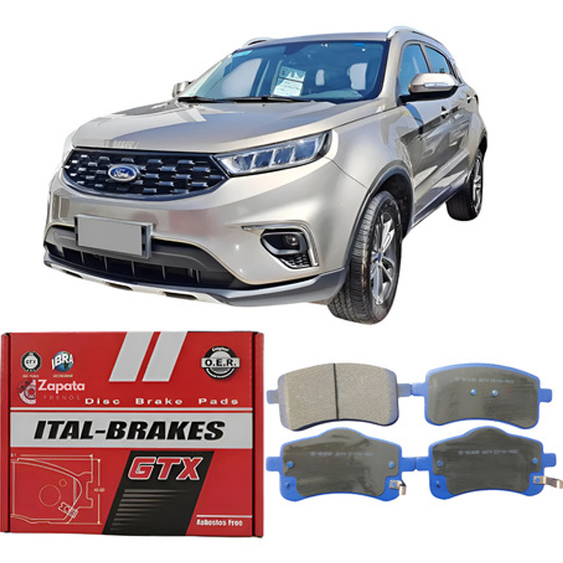 Pastillas De Freno Delanteras Ford Territory 1.5 2020-2023 1