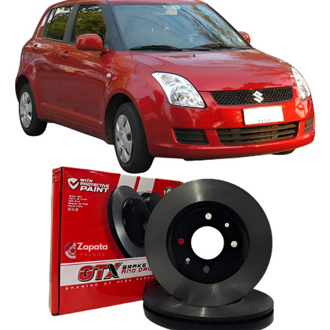 Discos De Freno Delanteros Suzuki Swift - 2003-2014 1