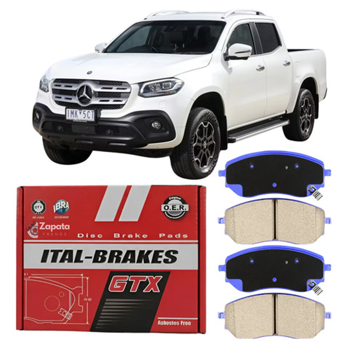 Pastillas De Frenos Delanteras Mercedes X250d 2018-2020 1