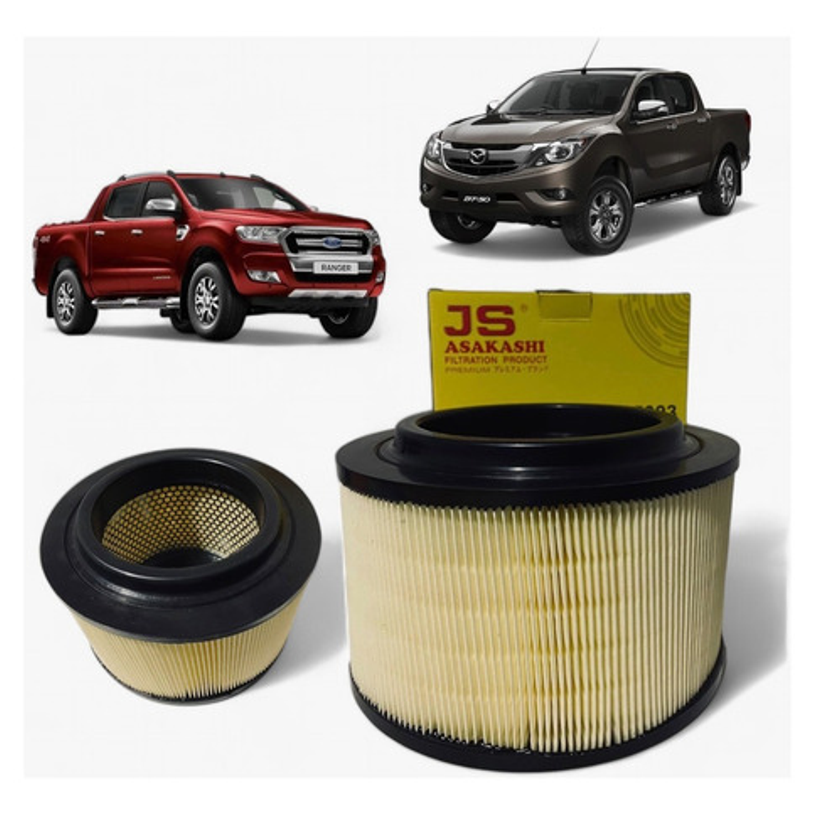 Kit De Filtros Mazda Bt50 Y Ford Ranger Año 2015 En Adelante 5