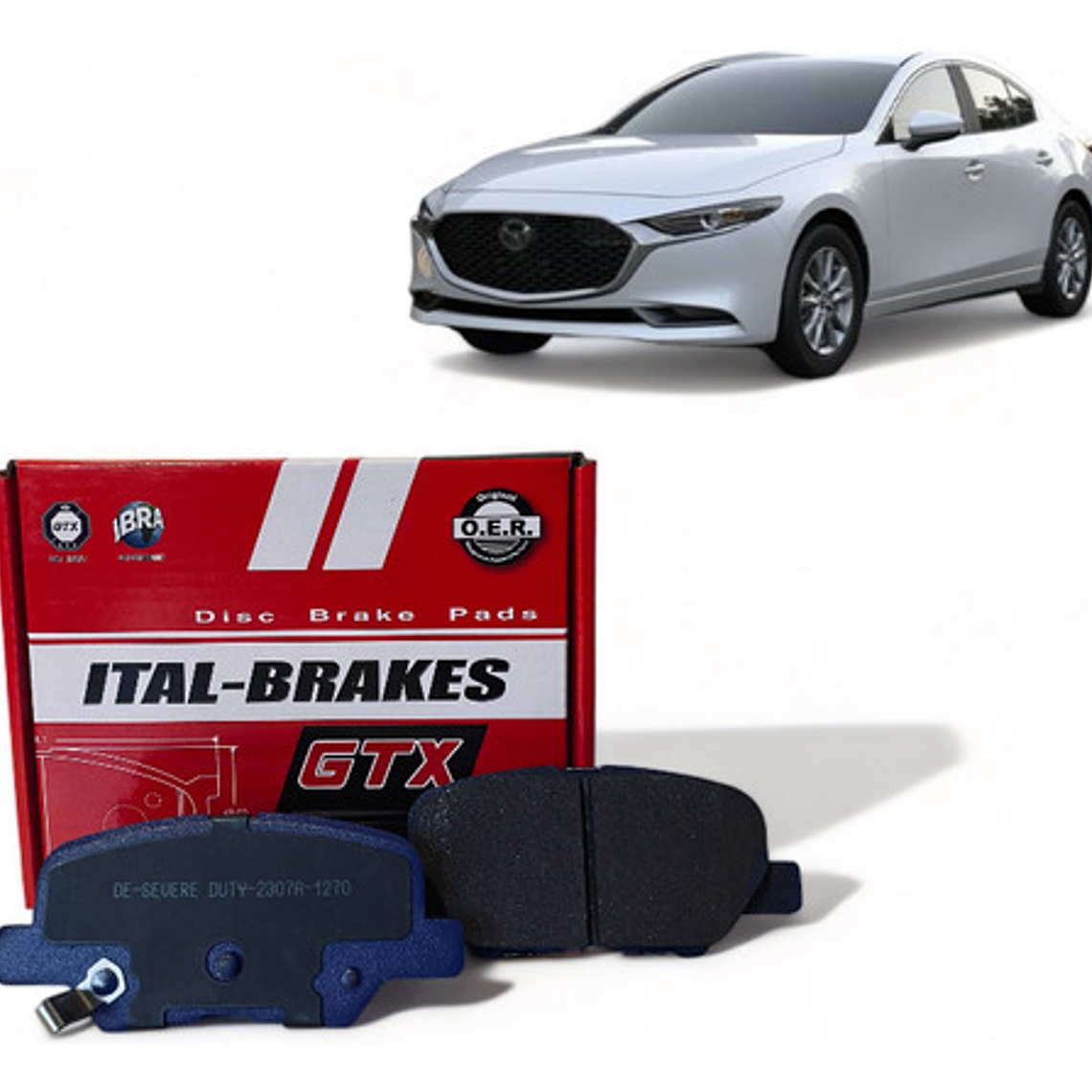 Pastillas Freno Delanteras Y Traseras Mazda 3 2013-2019 2