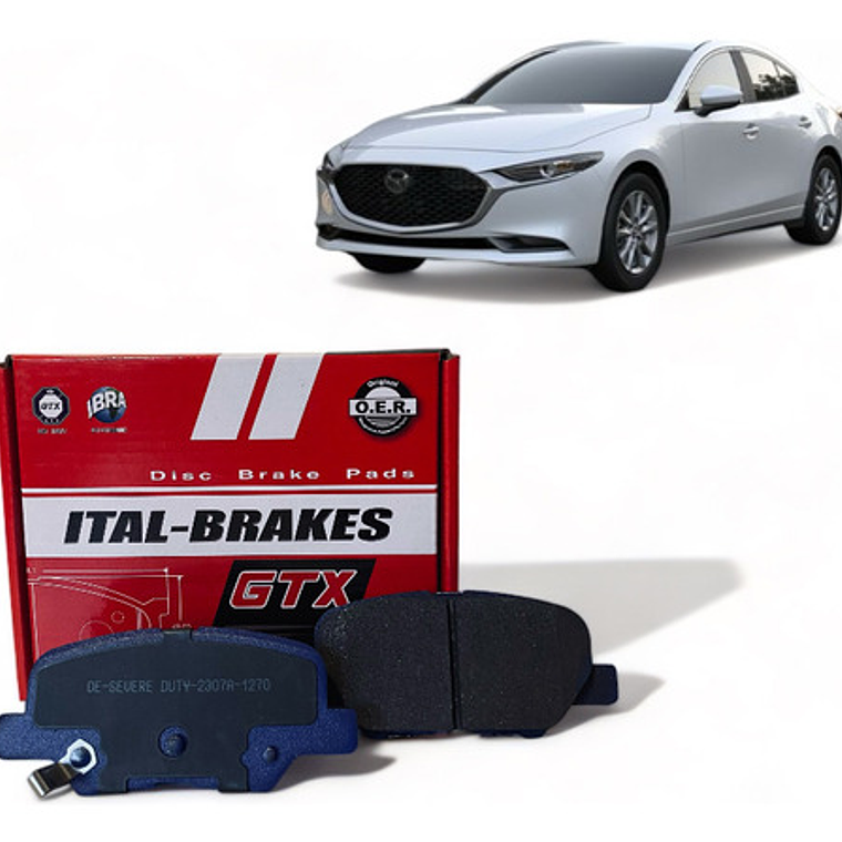 Pastillas Freno Delanteras Y Traseras Mazda 3 2013-2019 2