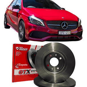 Discos De Frenos Traseros Gtx Mercedes Benz A250 W176 (par)