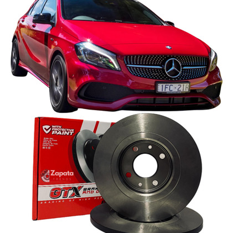 Discos De Frenos Traseros Gtx Mercedes Benz A250 W176 (par) 1