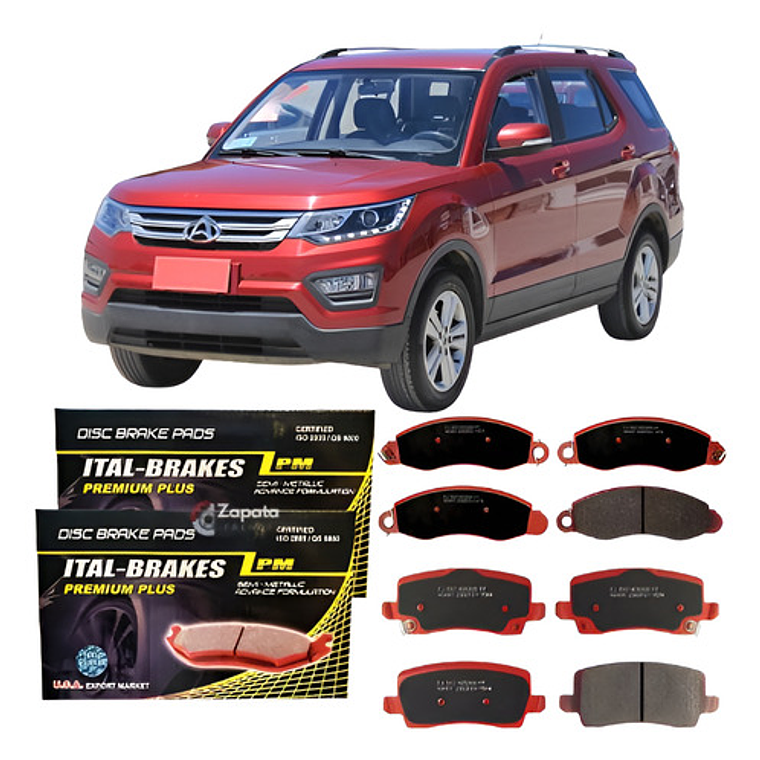 Pastillas De Freno Del + Tra Changan Cx-70 1.6 2019-2023 1
