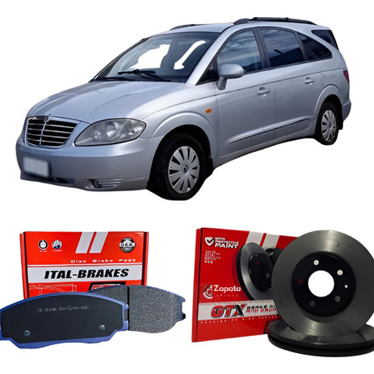 Kit Discos Y Pastillas Freno Del - Ssangyong Stavic 2004- 1