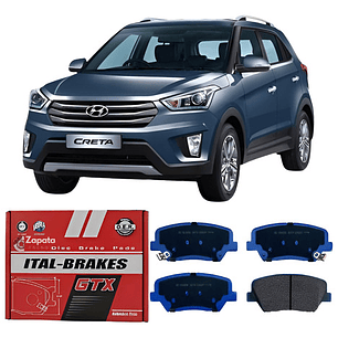 Pastillas Freno Delanteras Gtx Hyundai Creta 2017+