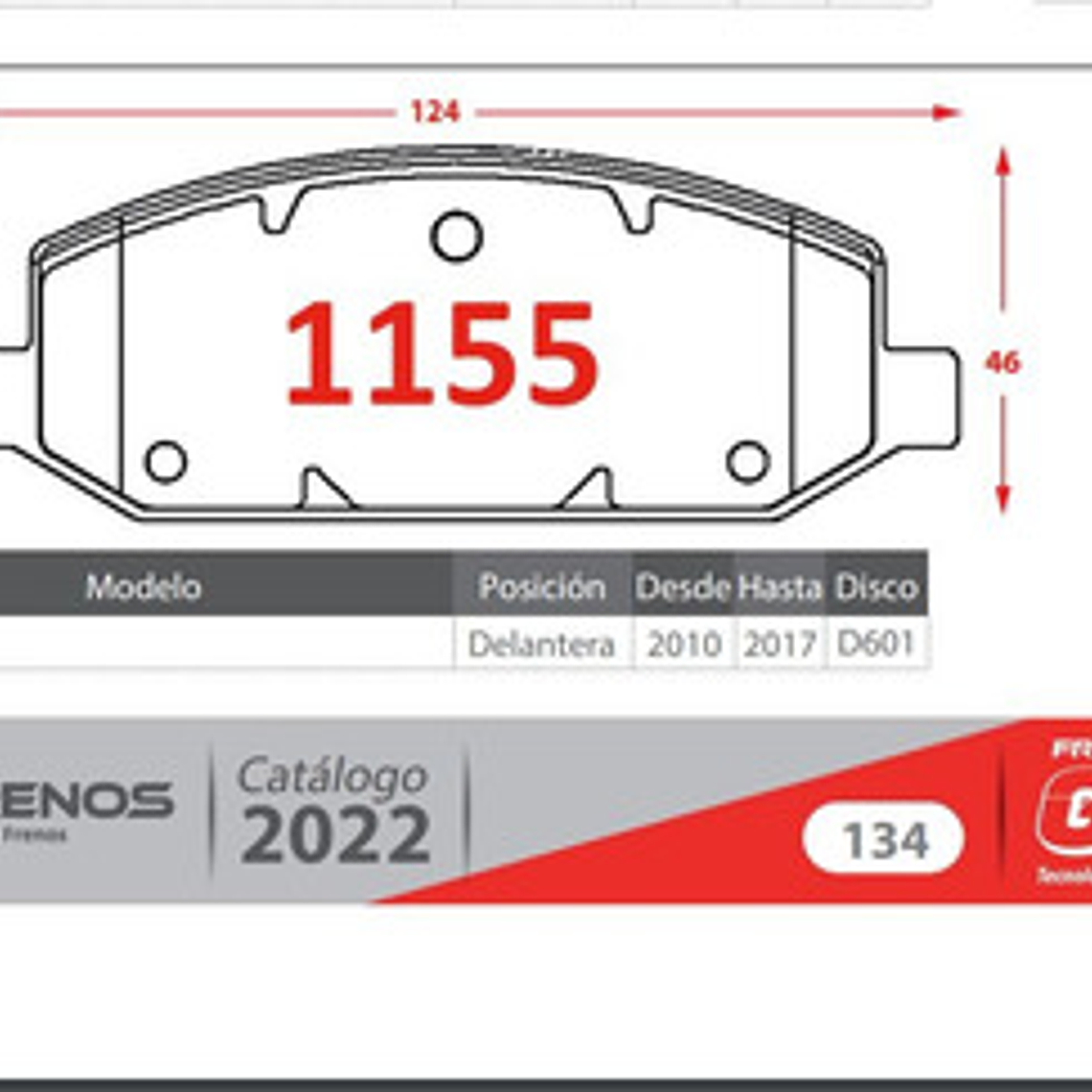 Pastillas Delanteras Cerámica Chevrolet Sail 1.4 2012-2016 2