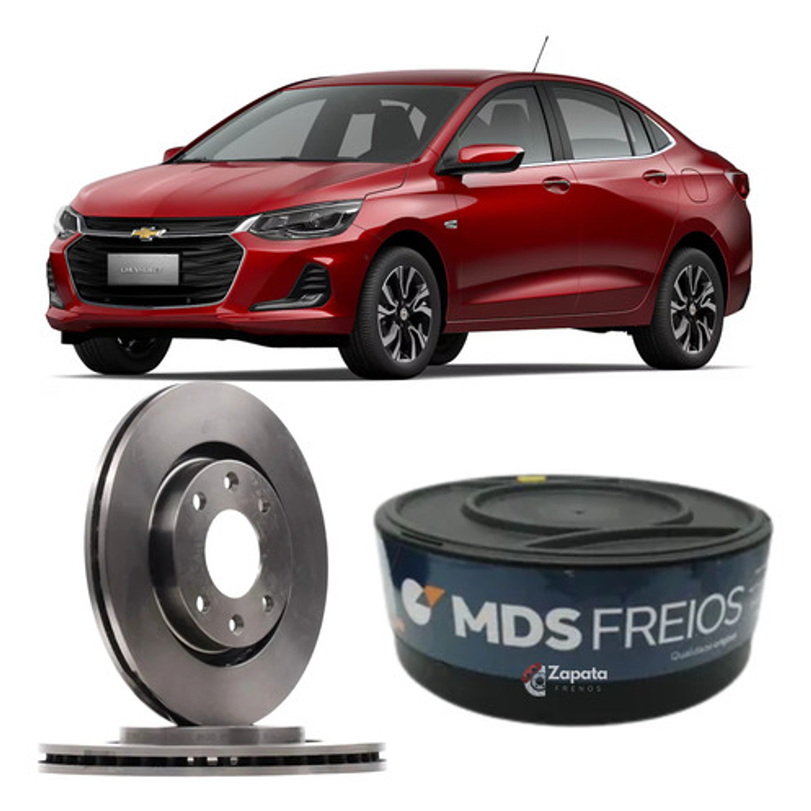 Discos Freno Delanteros Para Onix Turbo 1.0 2020+ 1