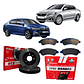 Discos De Freno Gtx Delanteros + Pastillas Peugeot 301 - Miniatura 1
