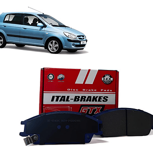 Pastillas Freno Delanteras Gtx Para Hyundai Getz 