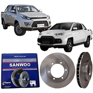 Discos Freno Delanteros Sanwoo Para Jmc Vigus 2021+