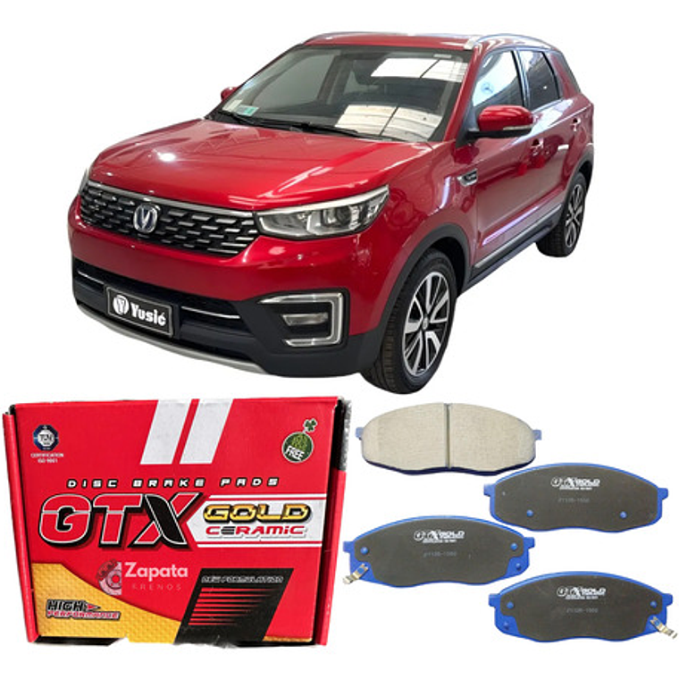 Pastillas Freno Delanteras Gtx Cerámica Changan Cs55 2020+ 1