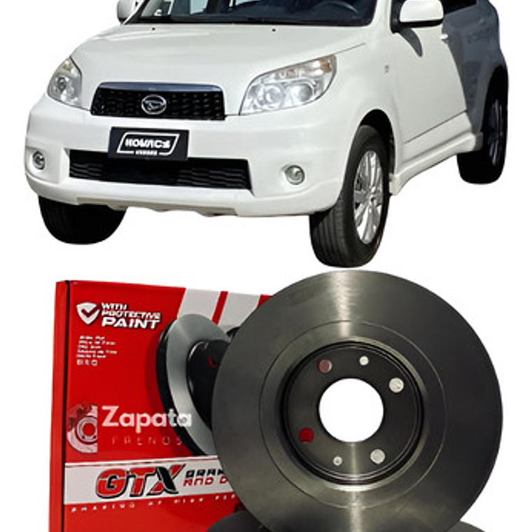 Discos De Freno Gtx Delanteros Daihatsu Terios 1