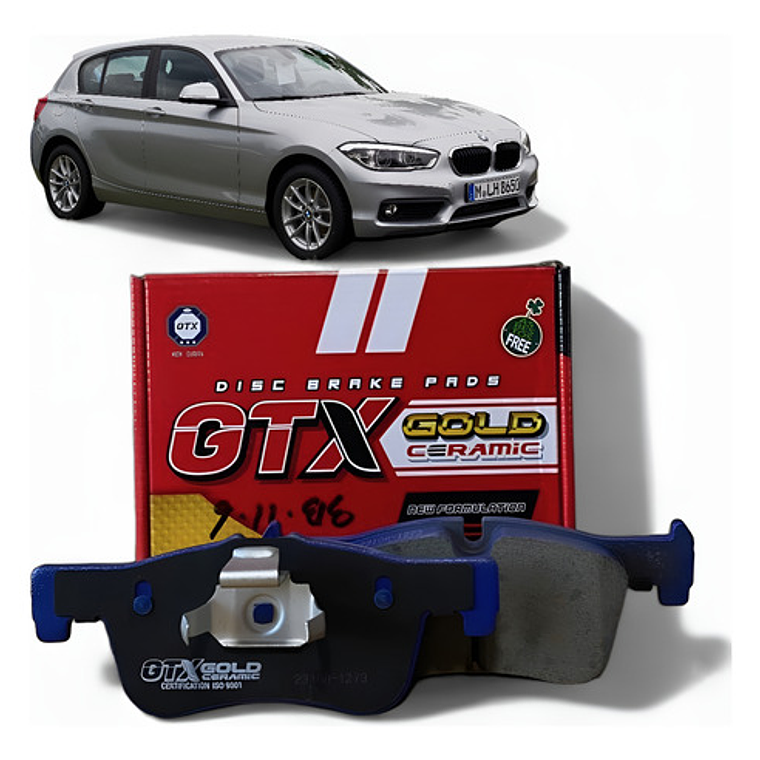 Pastillas Freno Cerámica Del - Bmw 114-116 F20/21 Año 2010+ 1