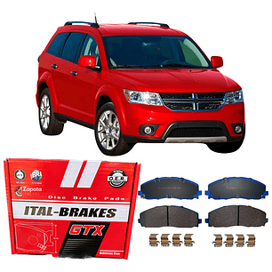 Pastillas Freno Delanteras Gtx Dodge Journey 2013 En Adelant