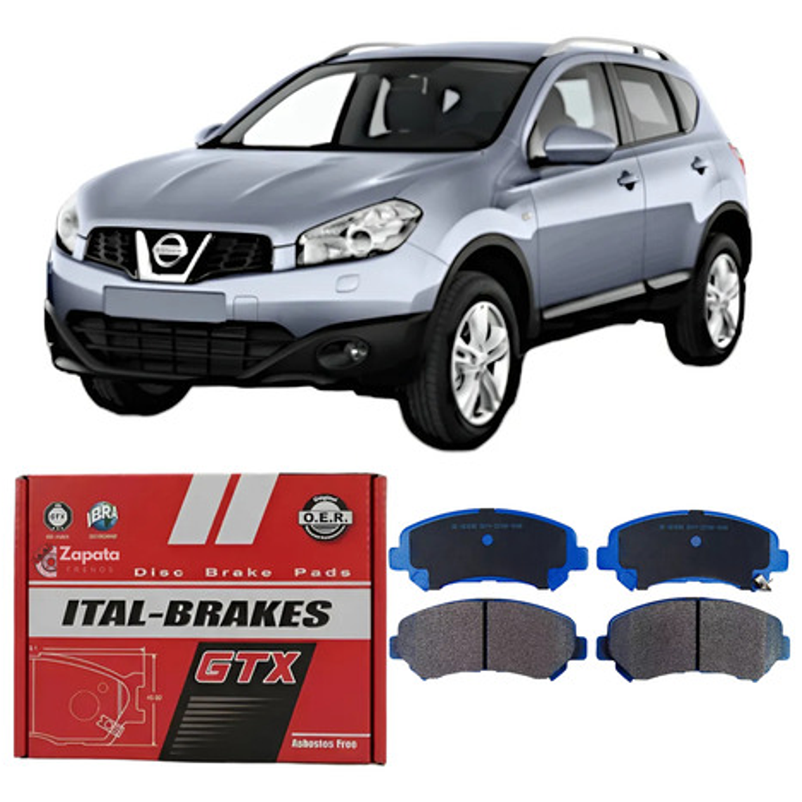 Pastillas De Frenos Delanteras Nissan Qashqai 2010-2014 1