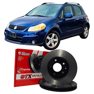 Par Discos De Freno Delantero Gtx - Suzuki Sx4 2008-2013