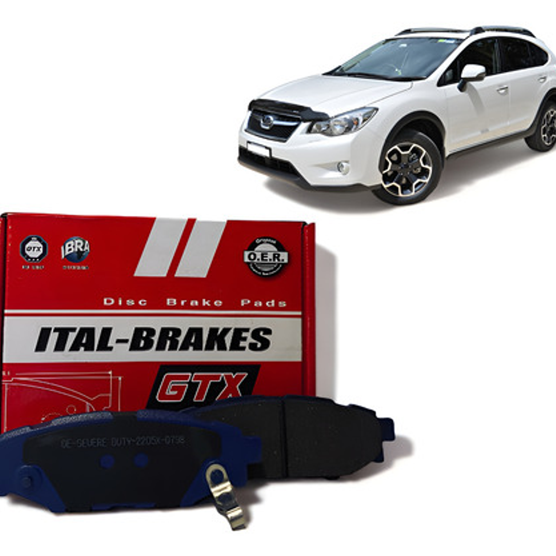 Pastillas De Frenos Del +tras Gtx - Subaru Xv 2012-2018 1