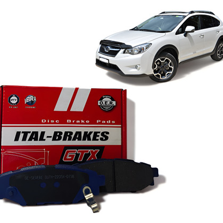 Pastillas De Frenos Del +tras Gtx - Subaru Xv 2012-2018 1