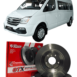 Discos De Freno Traseros Maxus V-80 2.5 Marca Gtx