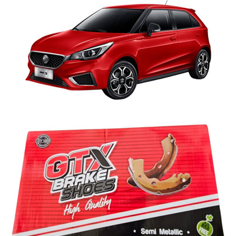 Balatas De Freno Traseras Gtx Para Mg3 Año 2011 En Adelante 1