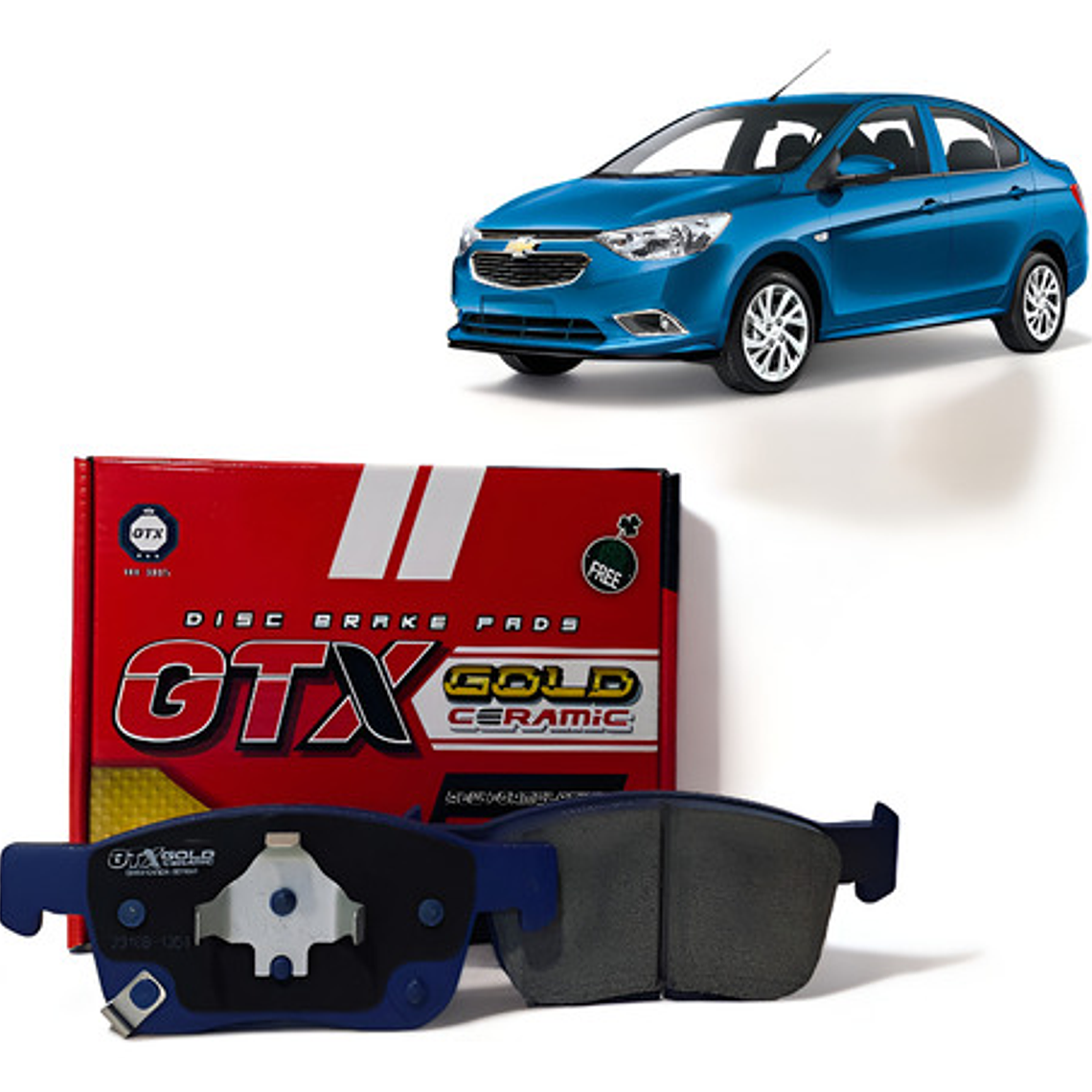 Pastillas Freno Cerámica Chevrolet New Sail 1.5 Año 2016- 1