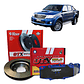Discos + Pastillas Delanteras Cerámica Toyota Hilux 09-15 - Miniatura 1