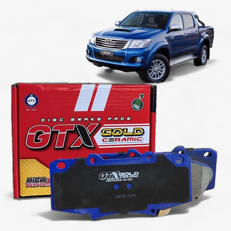 Discos + Pastillas Delanteras Cerámica Toyota Hilux 09-15 4