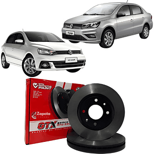 Discos Freno Delanteros + Pastillas Volkswagen Voyage 2016+