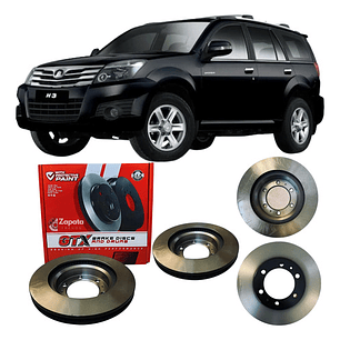 Par Discos De Freno Gtx Delanteros Great Wall Haval H3