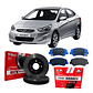 Discos Freno Delanteros + Pastillas Hyundai Accent Rb 2012+ - Miniatura 1