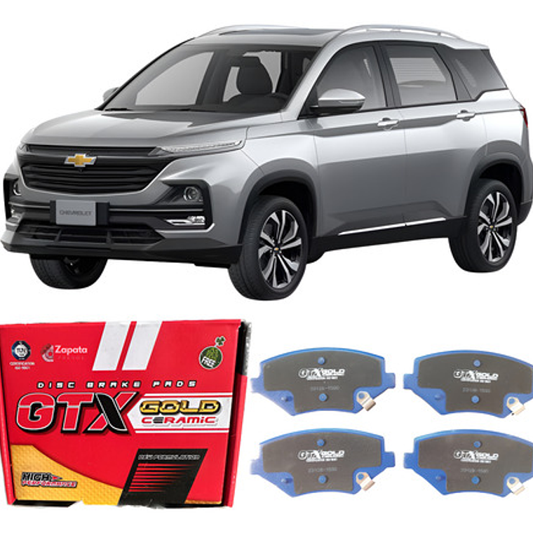 Pastillas Freno Delanteras Cerámica Chevrolet Captiva 2019 + 1
