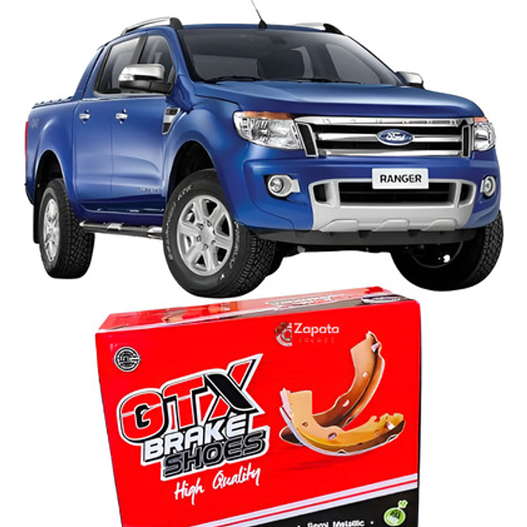 Balatas Traseras Gtx Para Ford Ranger 2012 A 2022 1