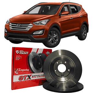 Par Discos Freno Traseros Gtx - Hyundai Santa Fe 2010-2019