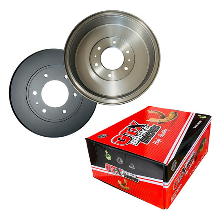 Par Tambores Freno + Balatas Para Ford Ranger 2012-2022 4