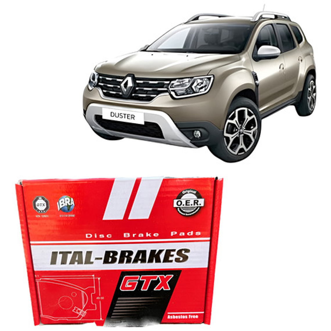 Pastillas Freno Delanteras Renault Duster 2.0 2010-2021 1