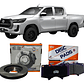 Discos Freno Delanteros + Pastillas Toyota Hilux 2016 2024 - Miniatura 1