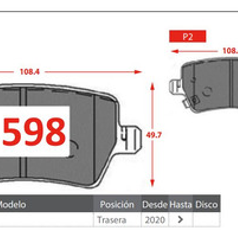 Pastillas Frenos Del + Tras Para Chery Tiggo 8 Pro 2019+ 3