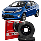 Par De Discos De Freno Delanteros Ford Fiesta 2011 - 2019 - Miniatura 1