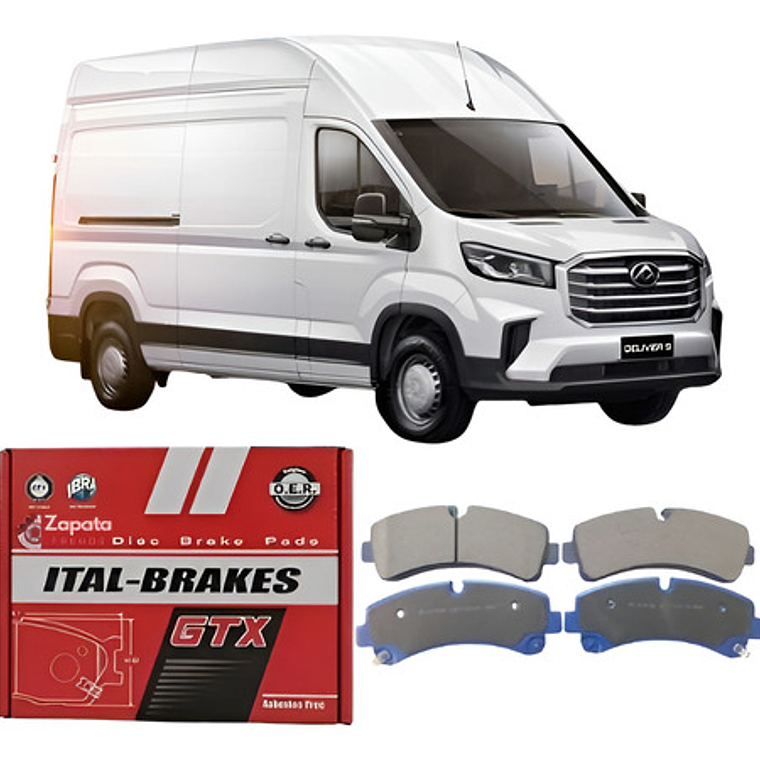 Pastillas Freno Traseras Maxus Deliver 9 Año 2020 + 1