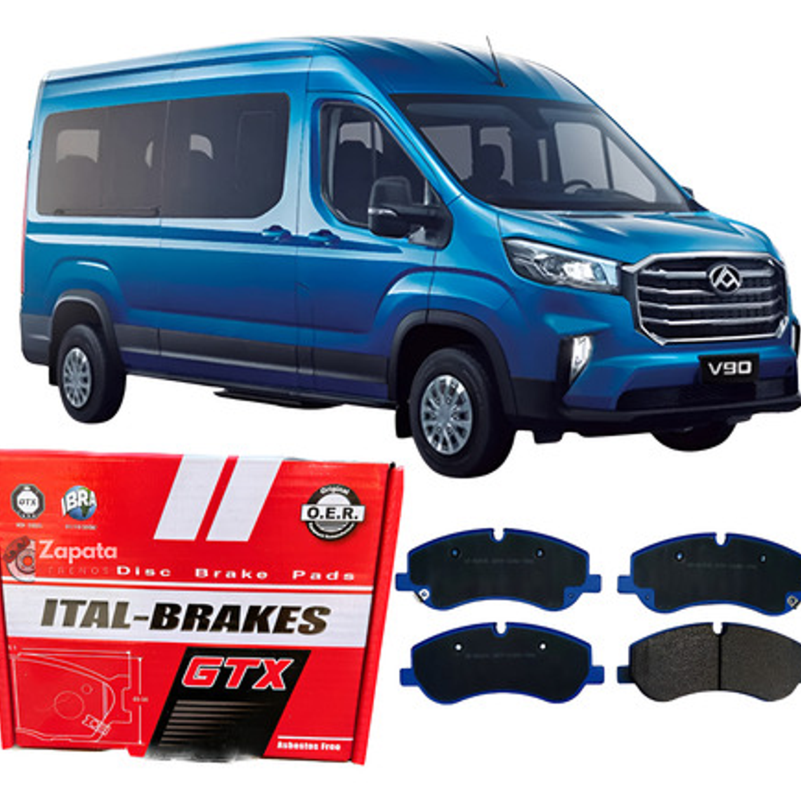 Pastillas Freno Delanteras Maxus Deliver 9 Año 2020 + 1