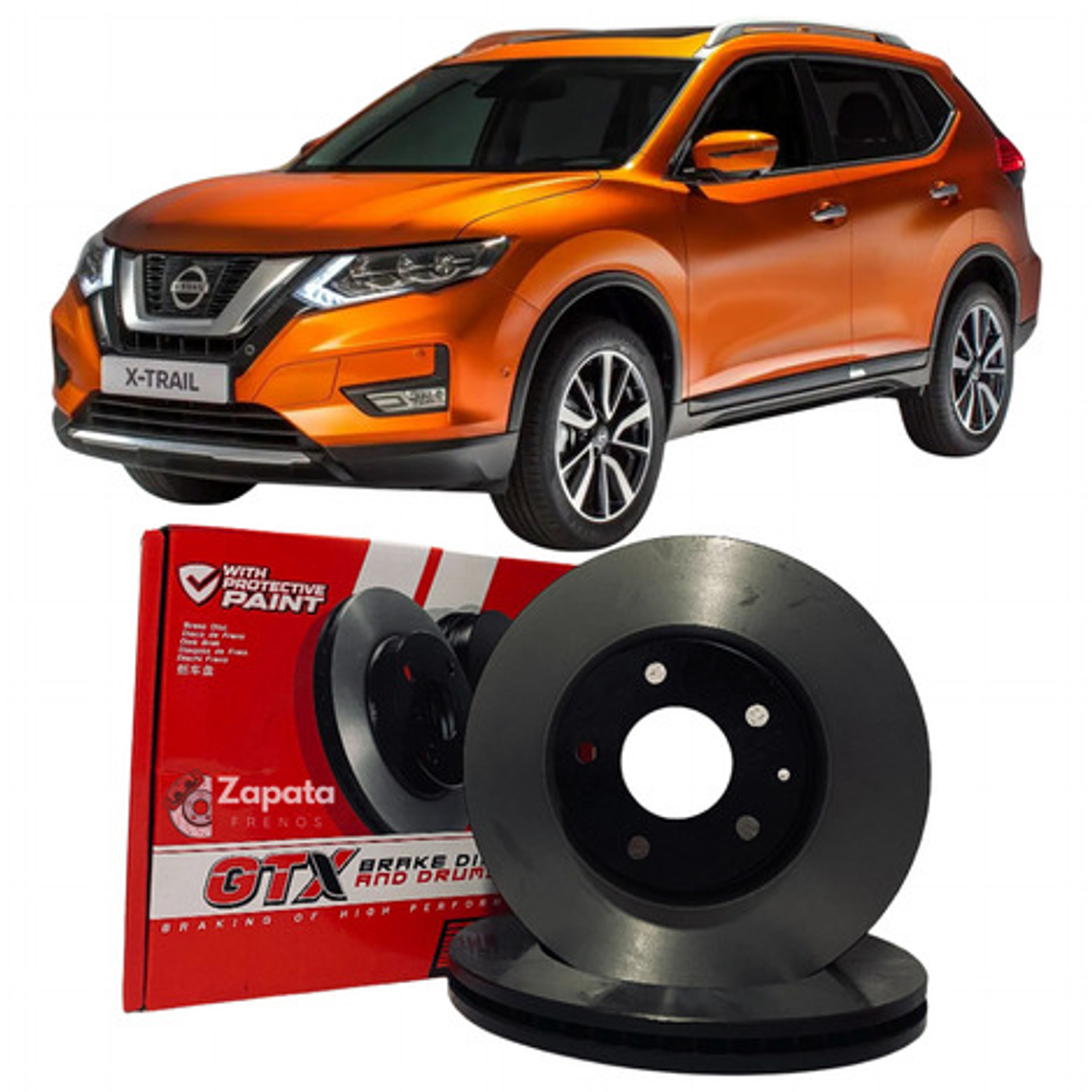 Discos De Freno Traseros Nissan Xtrail 2014-2021 1