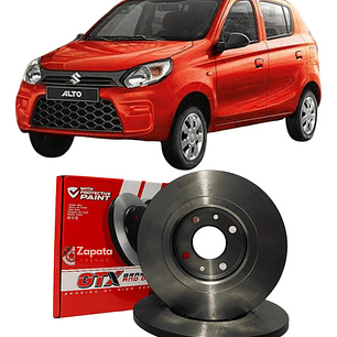 Discos De Freno Gtx - Suzuki Alto 800 Solido (par)