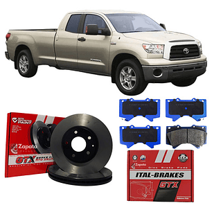 Discos Freno Delanteros + Pastillas Toyota Tundra 2007+