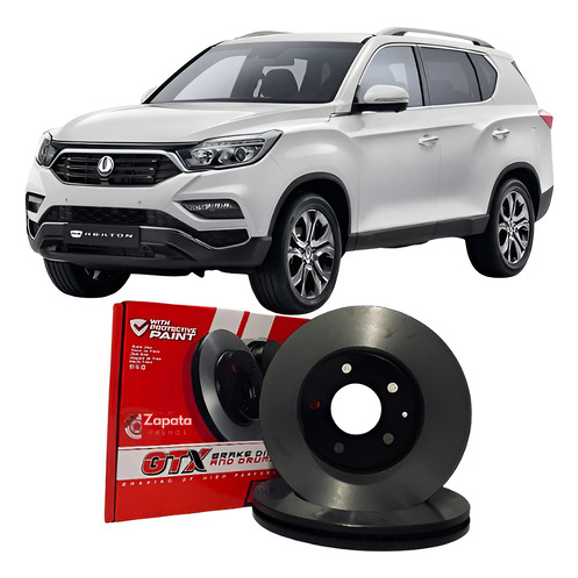 Discos De Freno Traseros (par) Ssangyong Rexton 2017 + 1